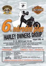 6.ročník Národního plesu Harley Owners Group Ostrava